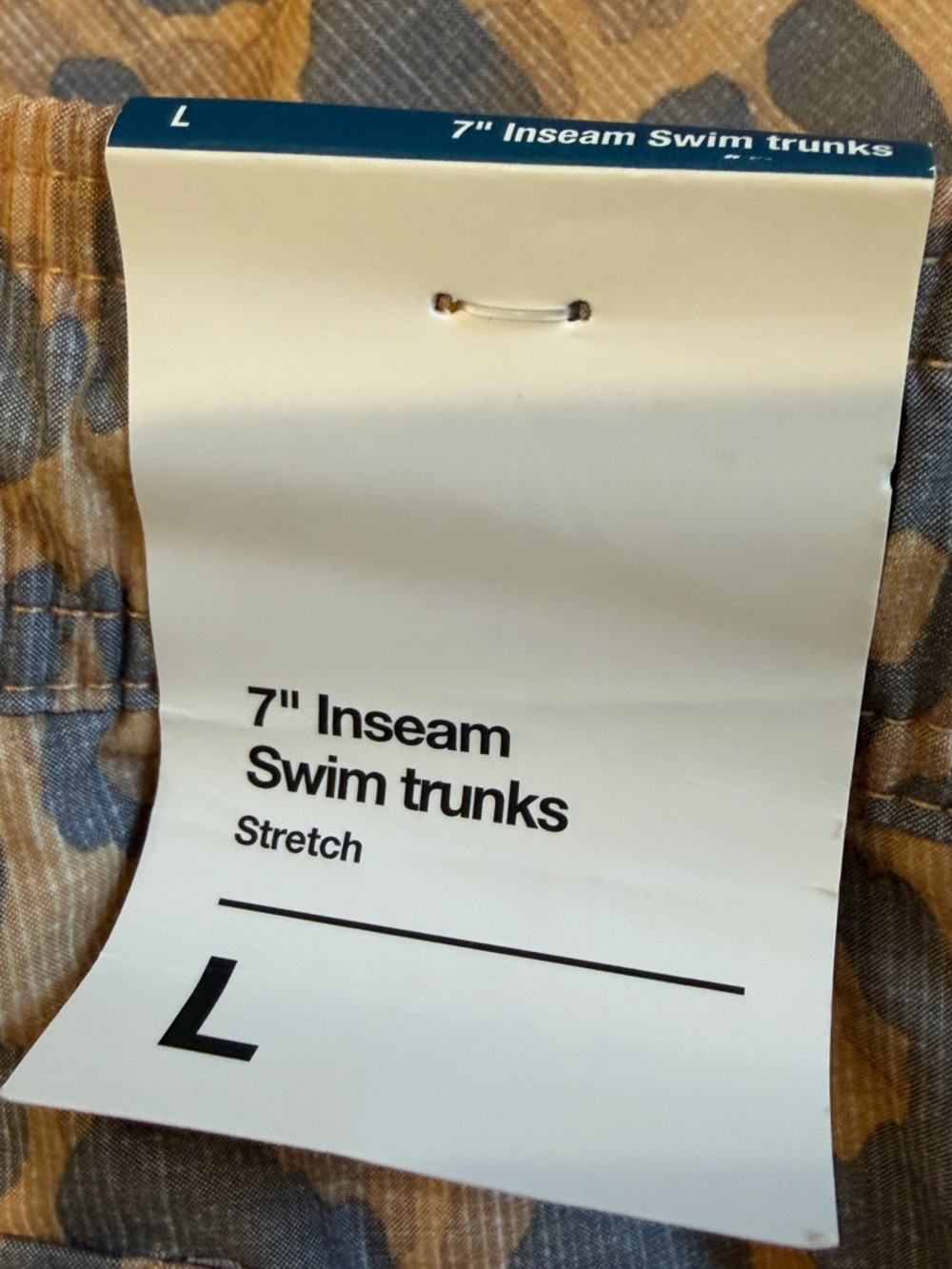 Original Use Men's Leopard Print Swim Trunks in Brown and Black - Picture 4 of 8
